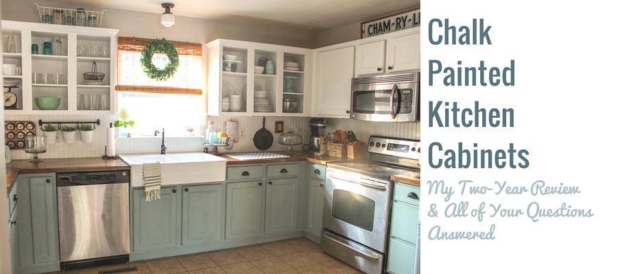 How to Paint Your Kitchen Cabinets with Chalk Paint - Dwell Beautiful