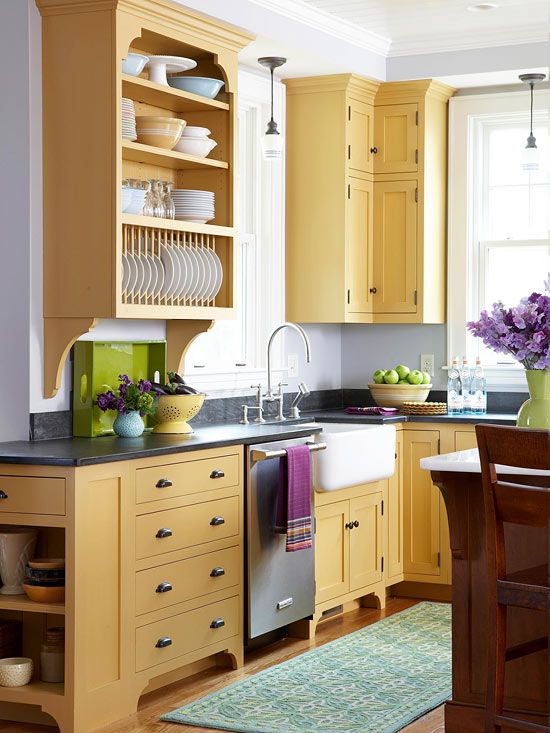 Seven Rainbow-Hued Kitchen Cabinets - Our Storied Home