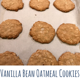 vanilla bean and oatmeal cookie recipe