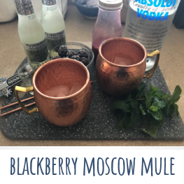 blackberry Moscow mule