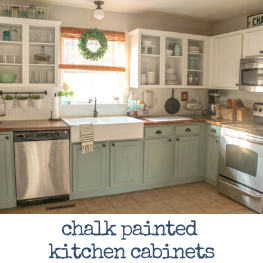 Chalk Painted Kitchen Cabinets Two